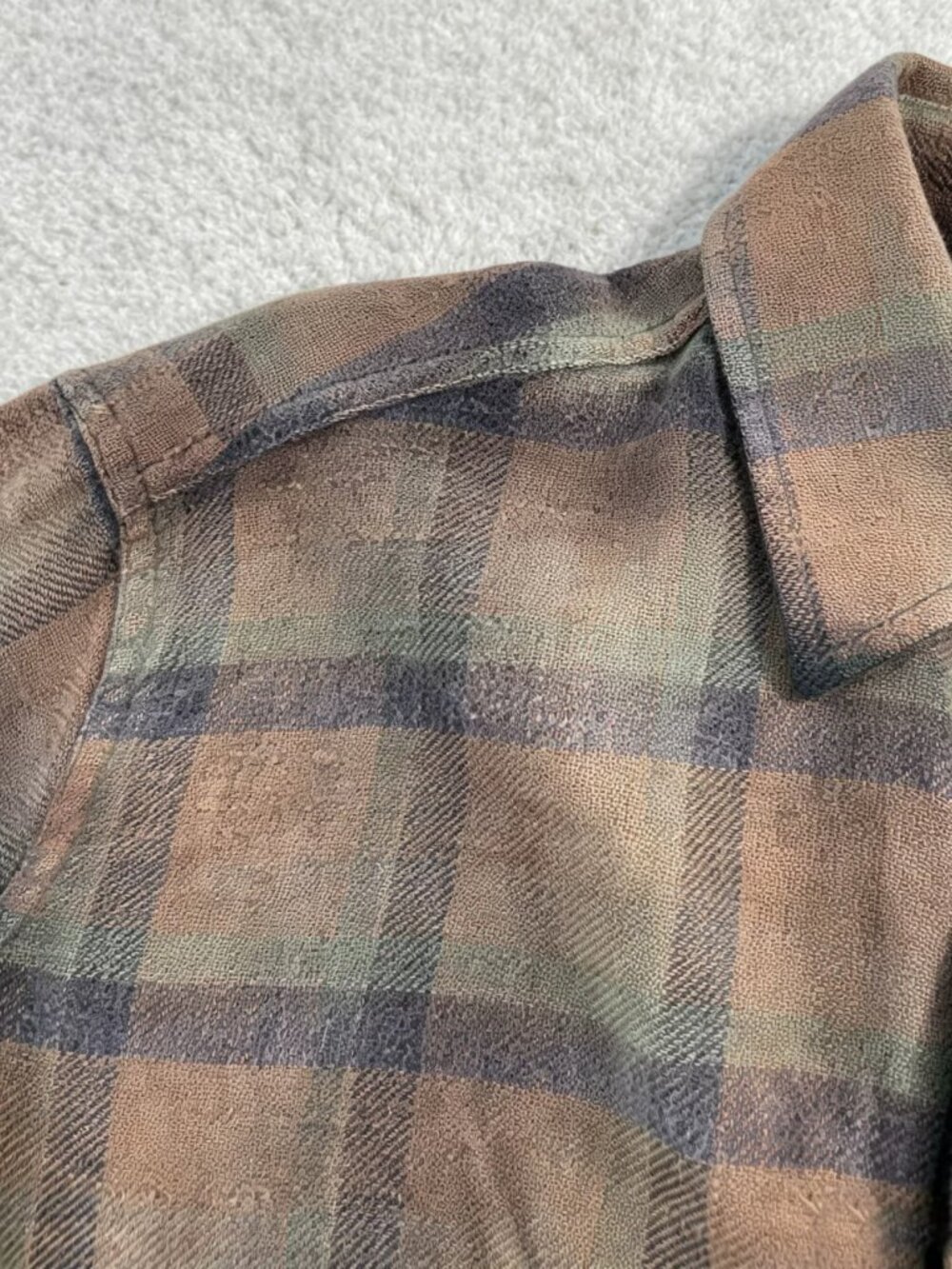 R13 NWOT Draped Front Plaid Flannel Button-Up Shirt XS - Picture 10 of 15